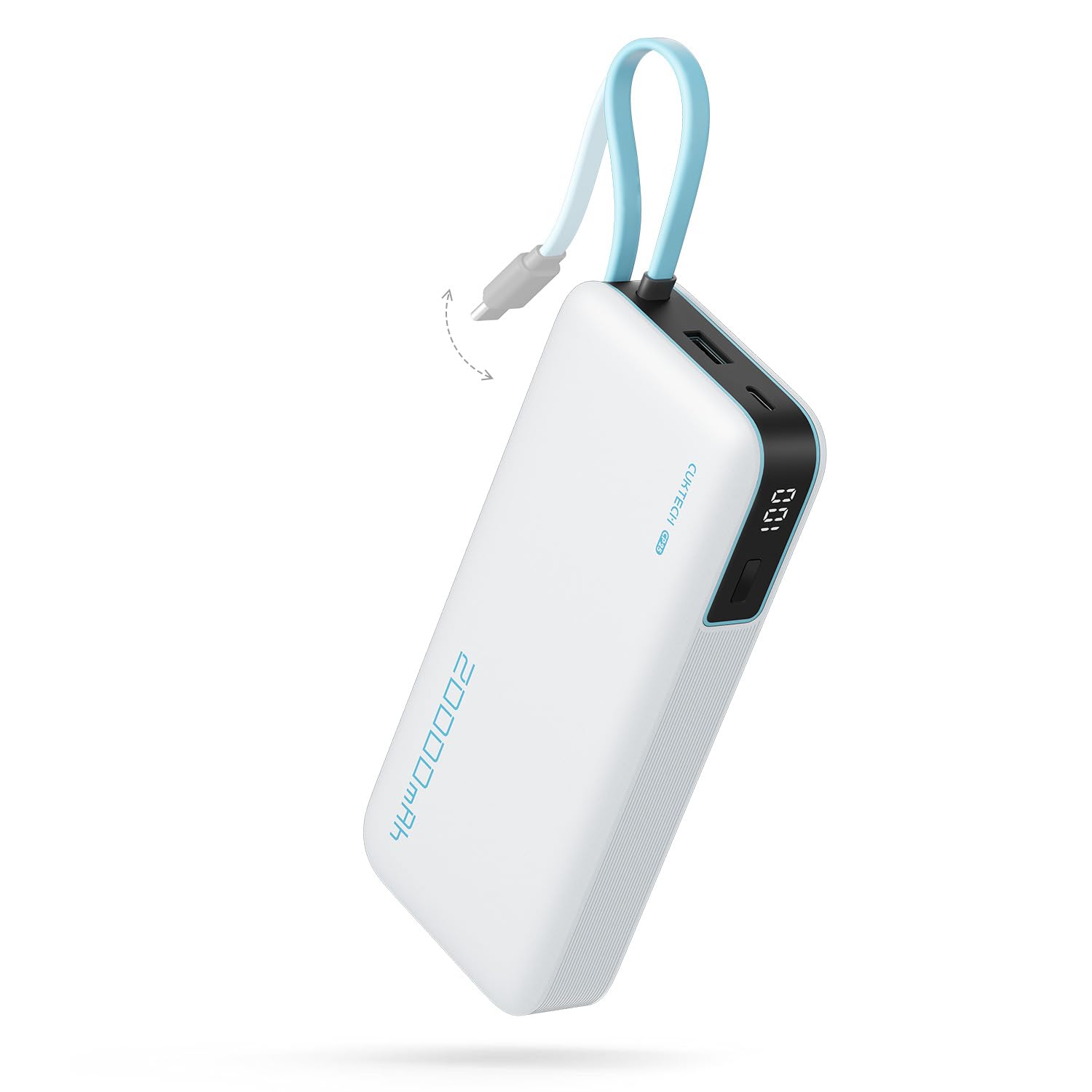 CUKTECH 45W Power Bank, 20000mAh Portable Charger with Built in